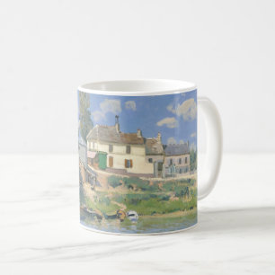 Bron i Villeneu av Sisley Impressionist Paint Kaffemugg