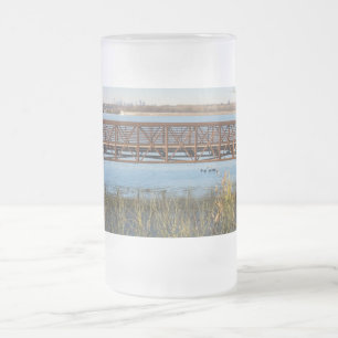 Bron i White Sten Park Frosted Mugg