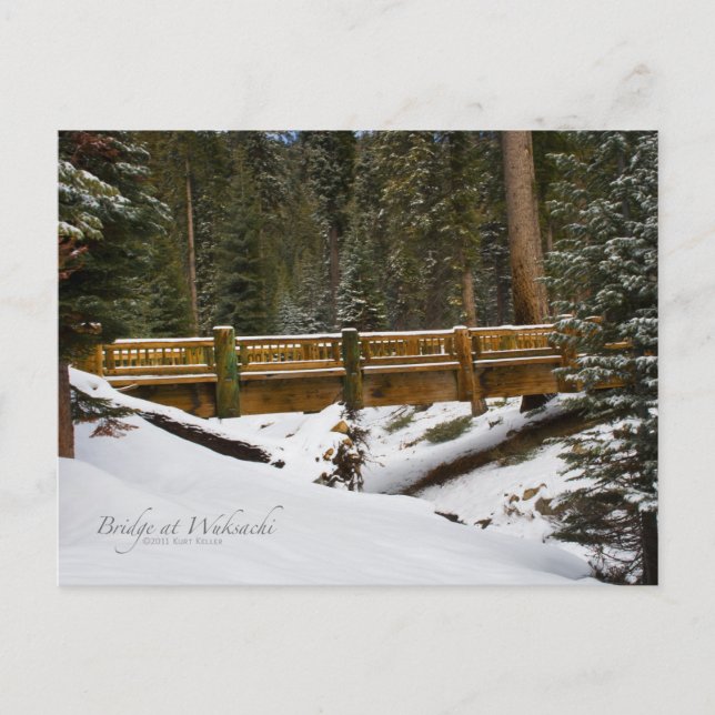 Bron i Wuksachi Vykort (Framsida)