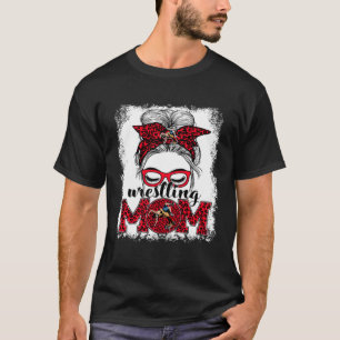 Bron Leop för matchen i Mors dag vid brottning mot T Shirt