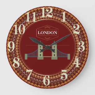 Bron London Torn Stor Klocka