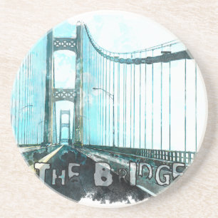 Bron. Mackinac Bridge, Michigan Underlägg
