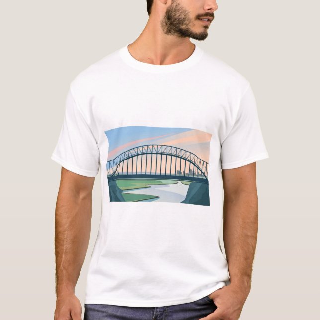 Bron metall t shirt (Framsida)