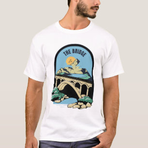 Bron nära berget t shirt
