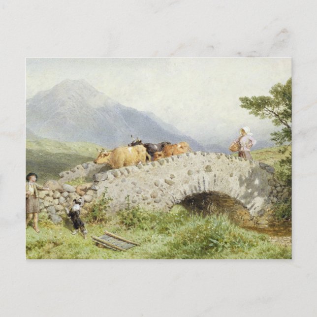 Bron nära Dalmally (w/c) Vykort (Framsida)