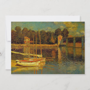 Bron över Argenteuil av Claude Monet