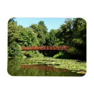 Bron över Centennial Lake i Ellicott City Magnet