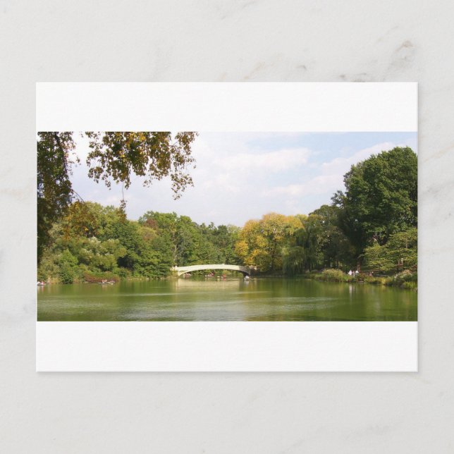 Bron över Central Park, New York City Vykort (Framsida)