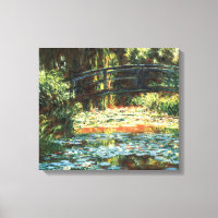 Bron över dammen med näckrosor av Claude Monet