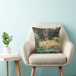 Bron över dammen med näckrosor av Claude Monet Kudde