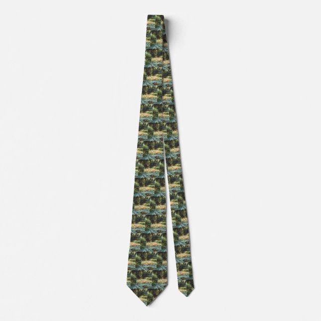 Bron över dammen med näckrosor av Claude Monet Slips (Framsida)