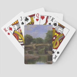Bron över en flod (av Santiago Rusiñol) Casinokort