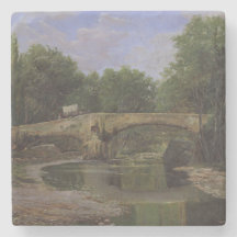 Bron över en flod i Spanien (av Santiago Rusiñol)