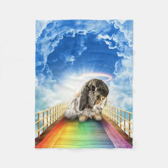 Bron över många Färg Blanket Fleecefilt (Framsidan)