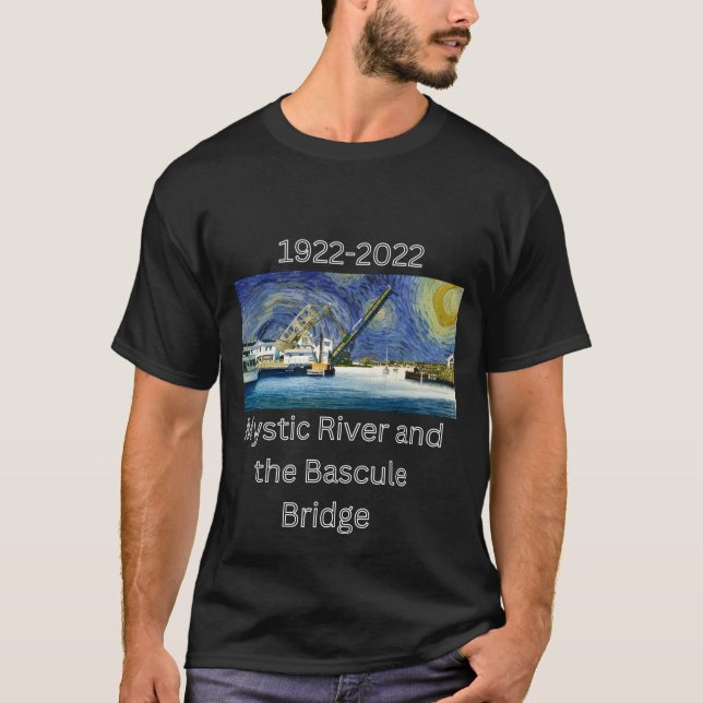 Bron över Mystic River Bascule T Shirt (Framsida)