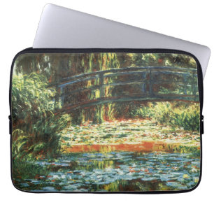 Bron över näckrosdammen av Claude Monet Laptop Fodral