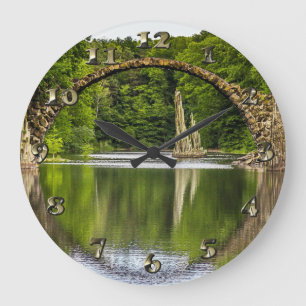 Bron över Romantik i Tyskland Stor Klocka