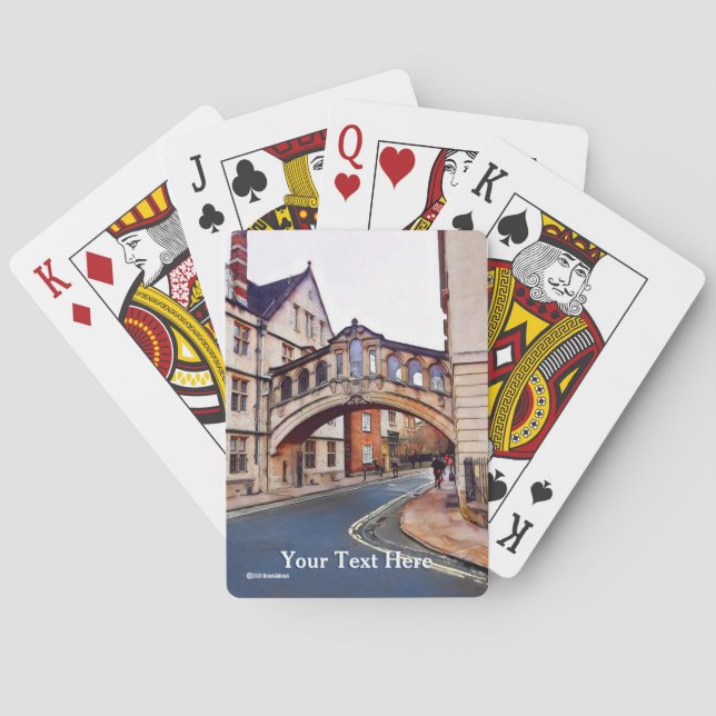 Bron över Sighs - Oxford Casinokort (Baksidan)