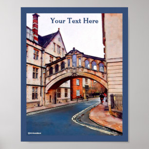 Bron över Sighs - Oxford Poster