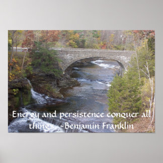 Bron över Vatten Poster