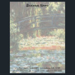 Bron över Waterlily Pond av Claude Monet Brevhuvud<br><div class="desc">Bron över Vatten Lilys damm (1900) av Claude Monet är en vintagens imponerande bra blommigt naturmålning. Det är en del av en serie japanska fotbollsmålningar som Monet målade i sina vår-blomsterträdgårdar i Giverny, Frankrike. Om konstnären: Claude Monet (1840-1926) var en av grundarna av den Fransk imponerande målningsrörelsen och de flesta...</div>