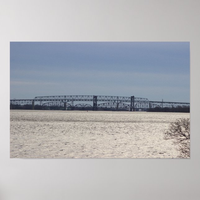 Bron på Delaware River Poster (Framsidan)