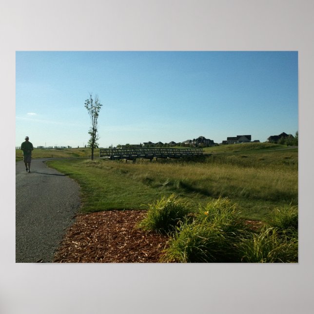 Bron på fronten till Kung Walk Golf Course Poster (Framsidan)