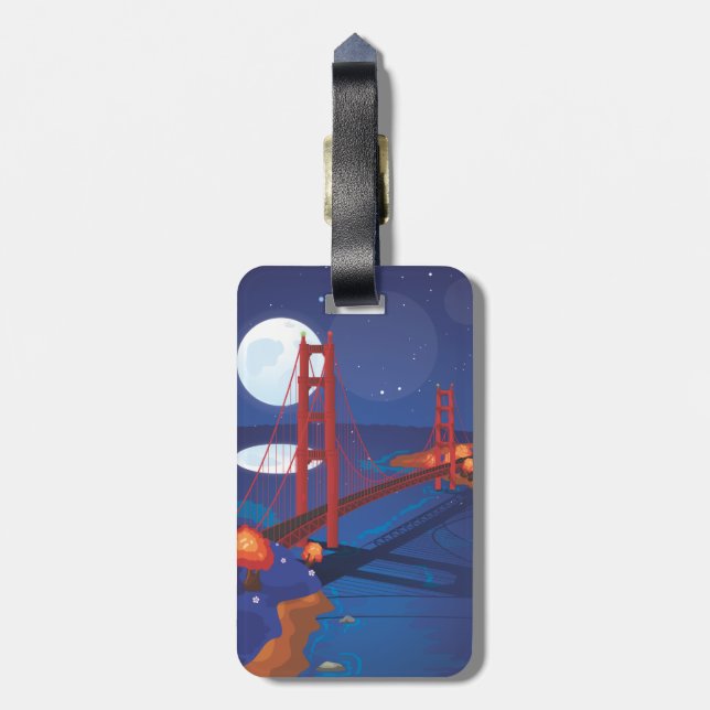Bron San Francisco Golden Grind Bagagebricka (Baksidan Lodrät)