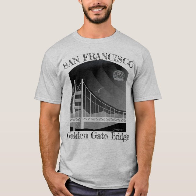 Bron San Francisco Golden Grind T Shirt (Framsida)
