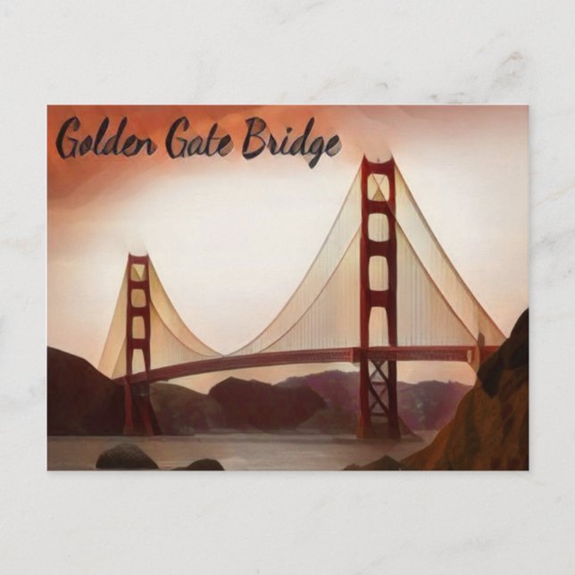 Bron San Francisco Golden Grind Vykort (Framsida)
