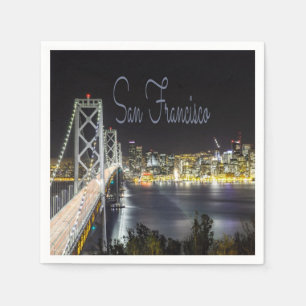 Bron San Francisco Night Himlar Line Golden Grind Pappersservett