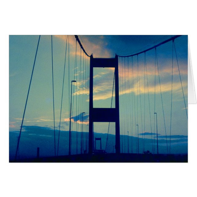 Bron till England (1970-talet) Hälsningskort (Framsidan Horizontal)