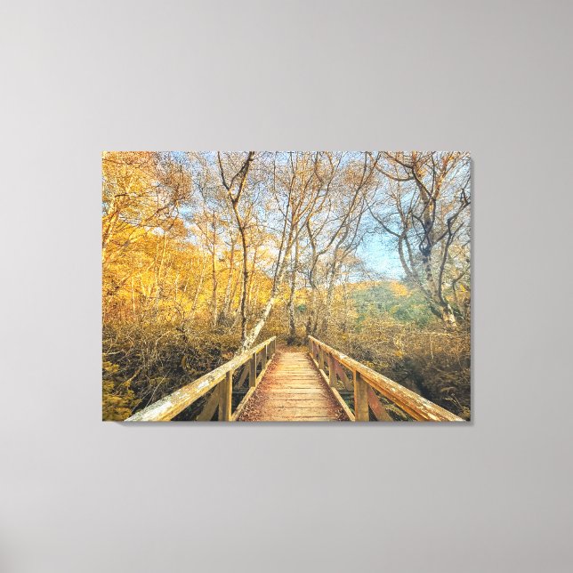 Bron till Skogen Canvastryck (Framsida)