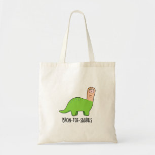 Bron-toe-saurus Cute Brontosaurus Dinosaur Pun Tygkasse