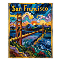 Bron Van Gogh Stil San Francisco Golden Grind Brid
