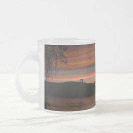 Bron vid Solnedgång 2 tvåtonskaffe Mugg