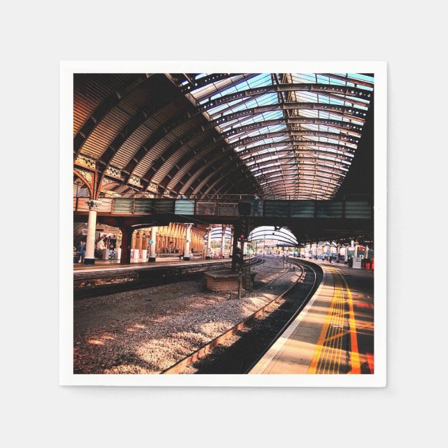 Bron vid station pappersservett (Framsidan)