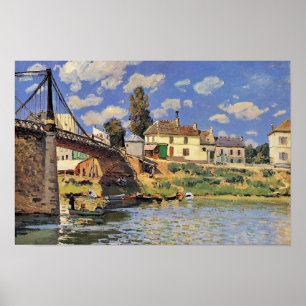 Bron vid Villeneuve la Garenne Poster