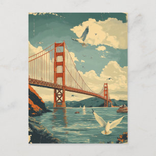 Bron Vintage resor i San Francisco Golden Grind Helg Vykort