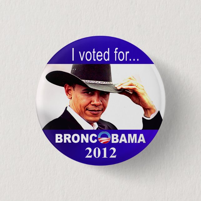 Bronc Obama Knapp (Framsida)