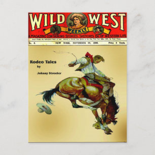 "Bronc Rider" Cowboys Westerna Rodeo-vykort Vykort