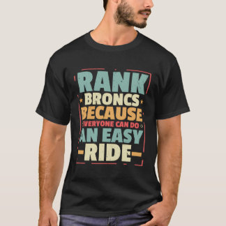 Bronc Riding Cowboy Cowgirl Westernare Rodeo Bull  T Shirt