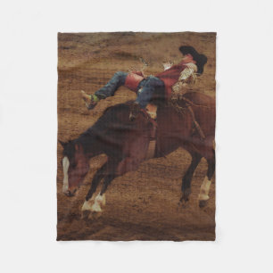 Bronc - Rodeo Bronco Riding Fleecefilt