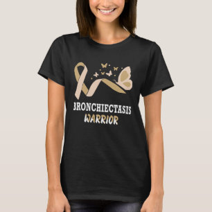 Bronchiectasis Awareness Pearl Ribbon Warrior Butt T Shirt