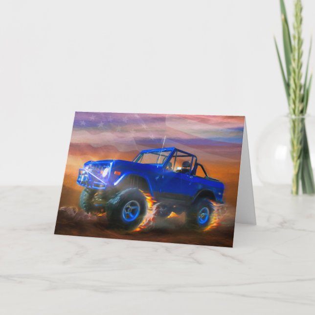 Bronco 4X4 AV VÄGTRAFIK Kort (Framsida)