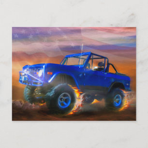 Bronco 4X4 ’OFF ROAD RAGER’ Vykort