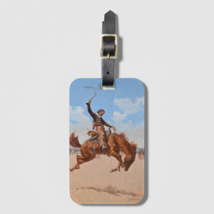 Bronco Buster (av Frederic Remington) Bagagebricka