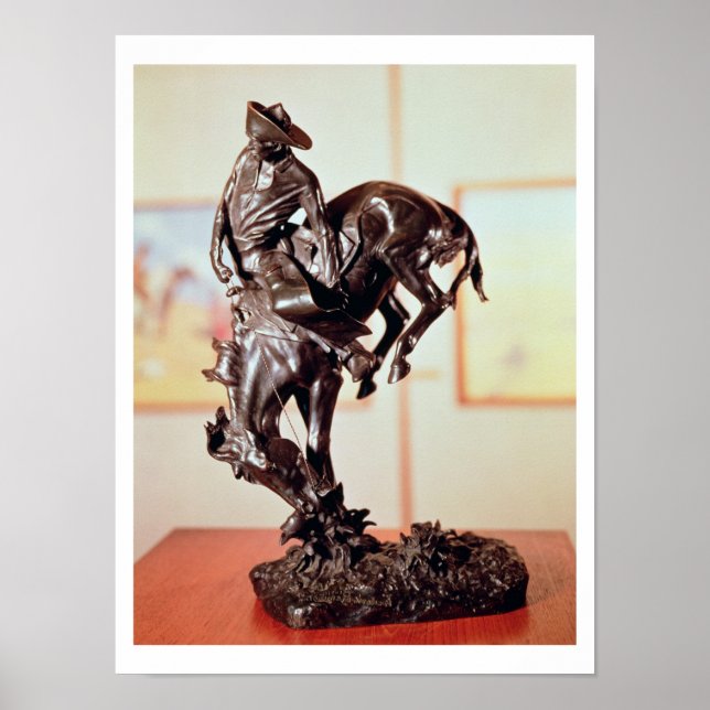 Bronco-Buster (brons) Poster (Framsidan)