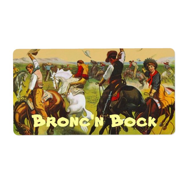 Bronco Bustin Homebrew Bottenförpackning Hemliga B Fraktsedel (Framsidan)