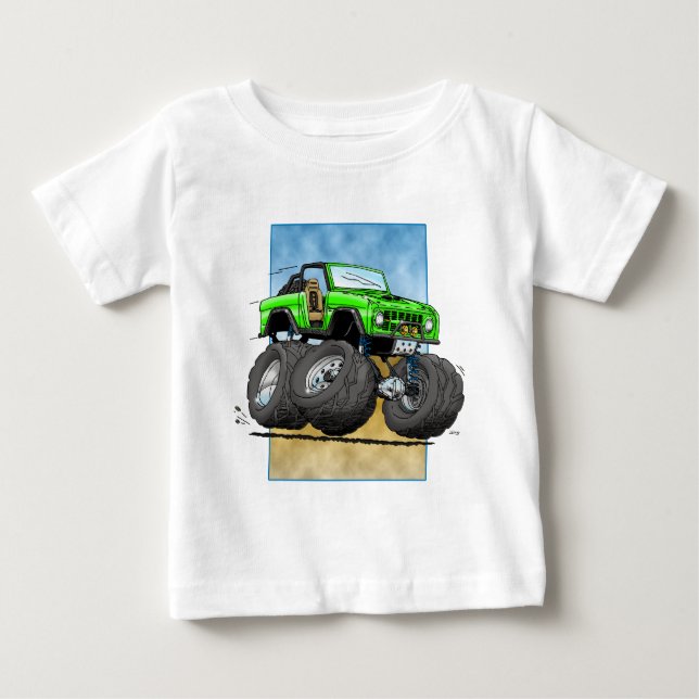 Bronco_Green.png Tee Shirt (Framsida)